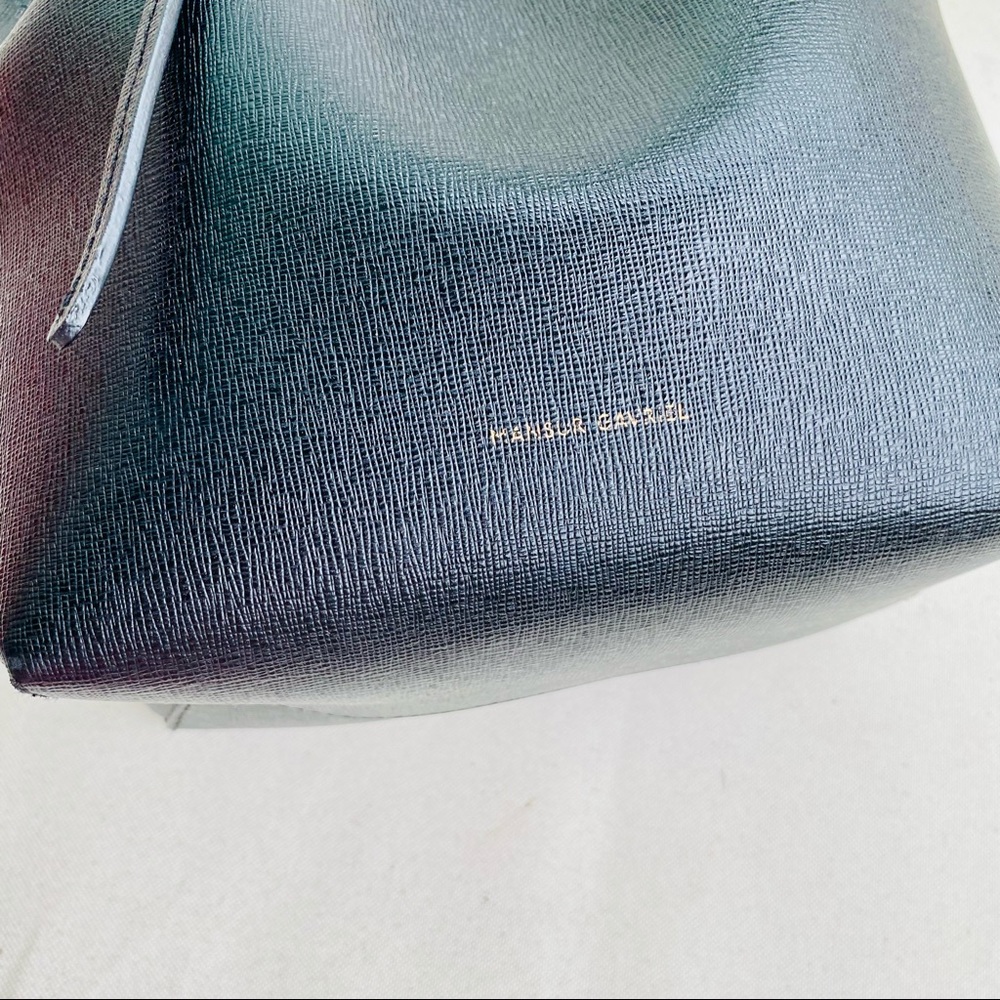 Mansur Gavriel Black Saffiano Mini Bucket Bag EUC - Picture 15 of 16